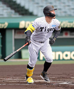 阪神】佐藤輝明、デュプランティエからバックスクリーン弾「いい反応が