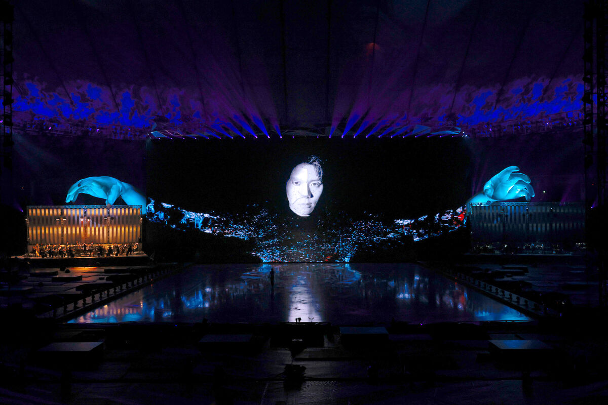 東京ドームをキャンバスに壮大な世界観を描いた羽生結弦さんのアイス