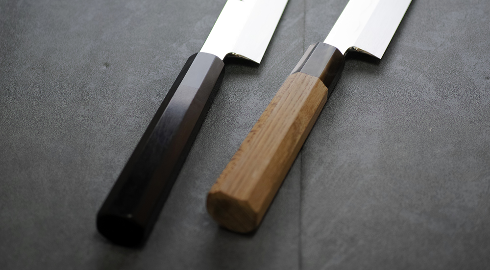 新商品 中川作 煌 白二鋼水本焼 逆丁子 先丸柳刃包丁 – 堺一文字光秀