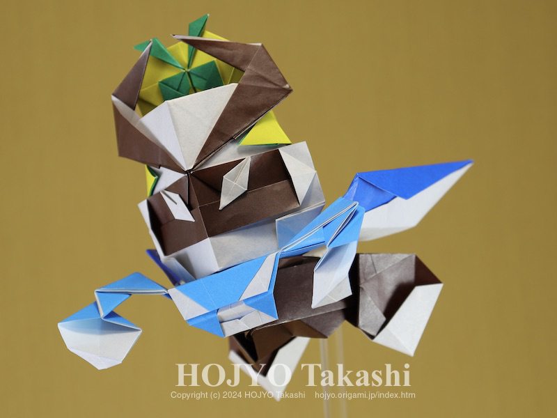 CONTEMPORARY ORIGAMI] 組立式まゆげロボ/Modular Robot with Eyebrows