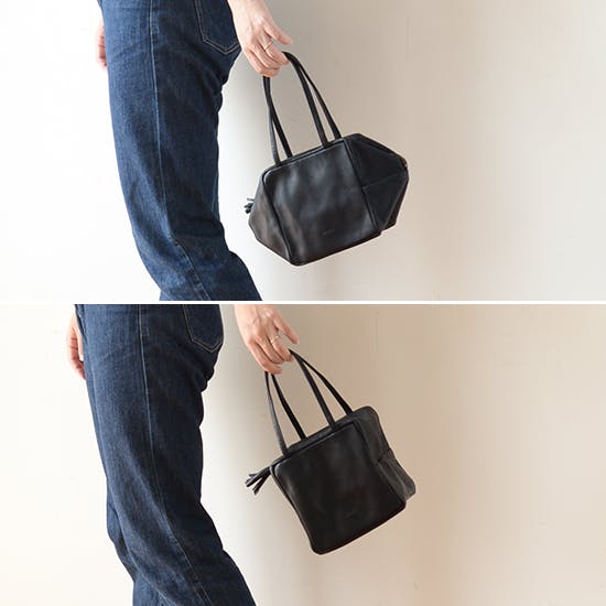 新商品】黒レザーバッグはやっぱり頼れる！かわいらしい見た目なのに