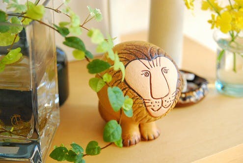 取扱い終了】Lisa Larson/リサ・ラーソン/オブジェ/ライオン（M