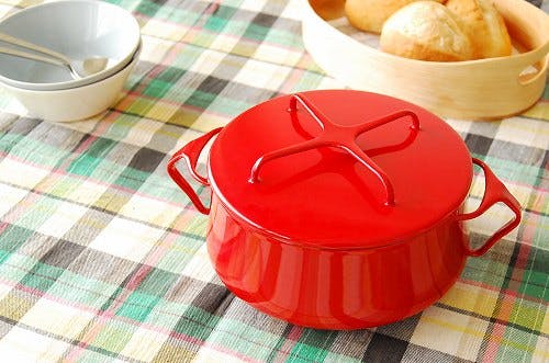 廃盤】DANSK/ダンスク/コベンスタイル2/両手鍋 18cm（赤） - 北欧