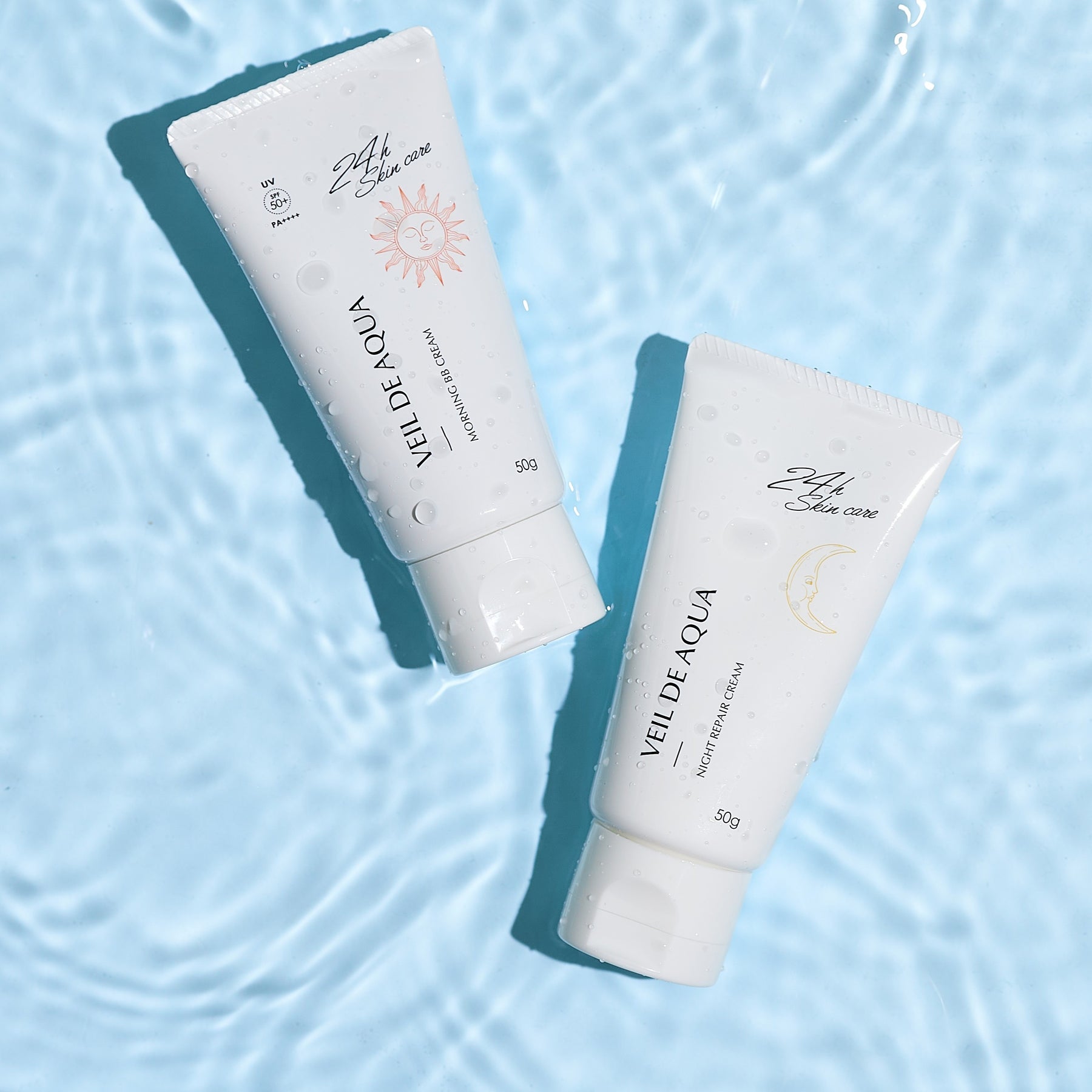 VEIL DE AQUA | ヴェール・ド・アクア モーニングBBクリーム×ナイト