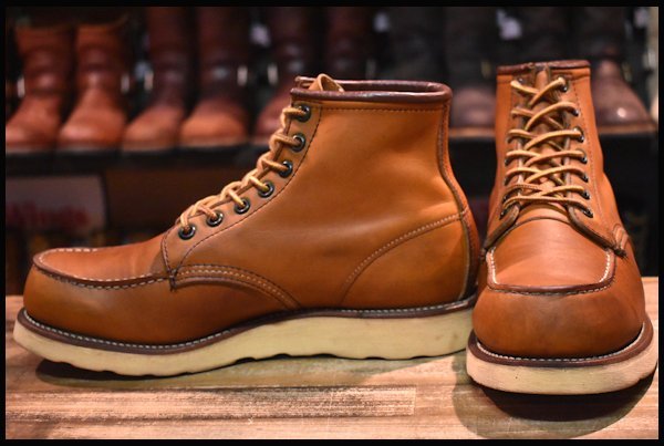 8E 良品 犬刻印 97年】レッドウィング 875 アイリッシュセッター 茶