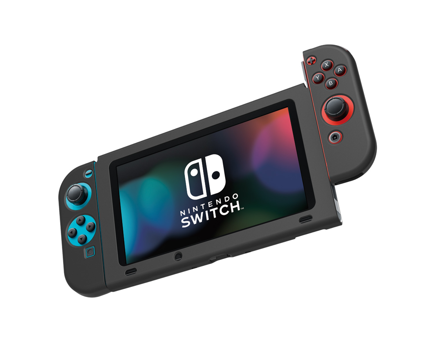 Nintendo Switch 本体(スロットのみ故障)、ケース、ホリコン2個