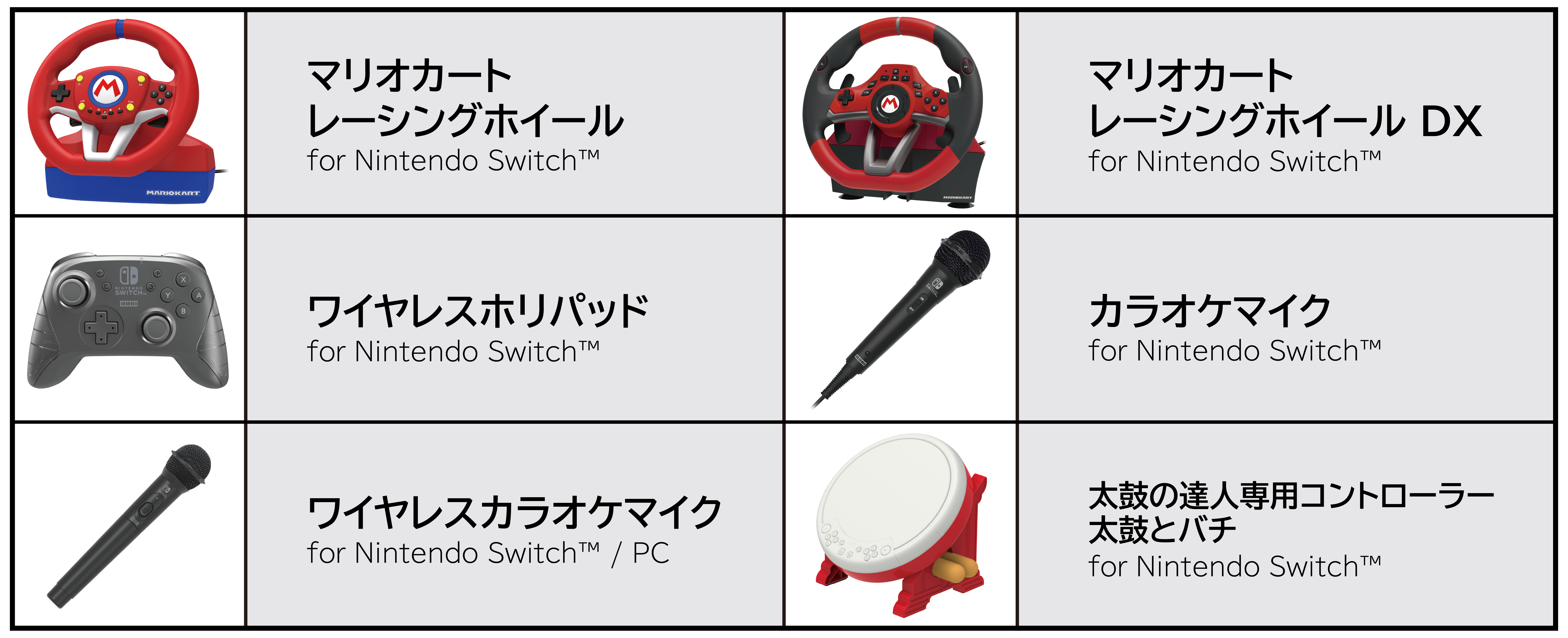 株式会社 HORI | 【2026年1月20日更新】Nintendo Switchシリーズ向け