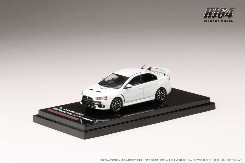 Hobby Japan 1:64 MITSUBISHI LANCER EVOLUTION Ⅹ FINAL EDITION WITH