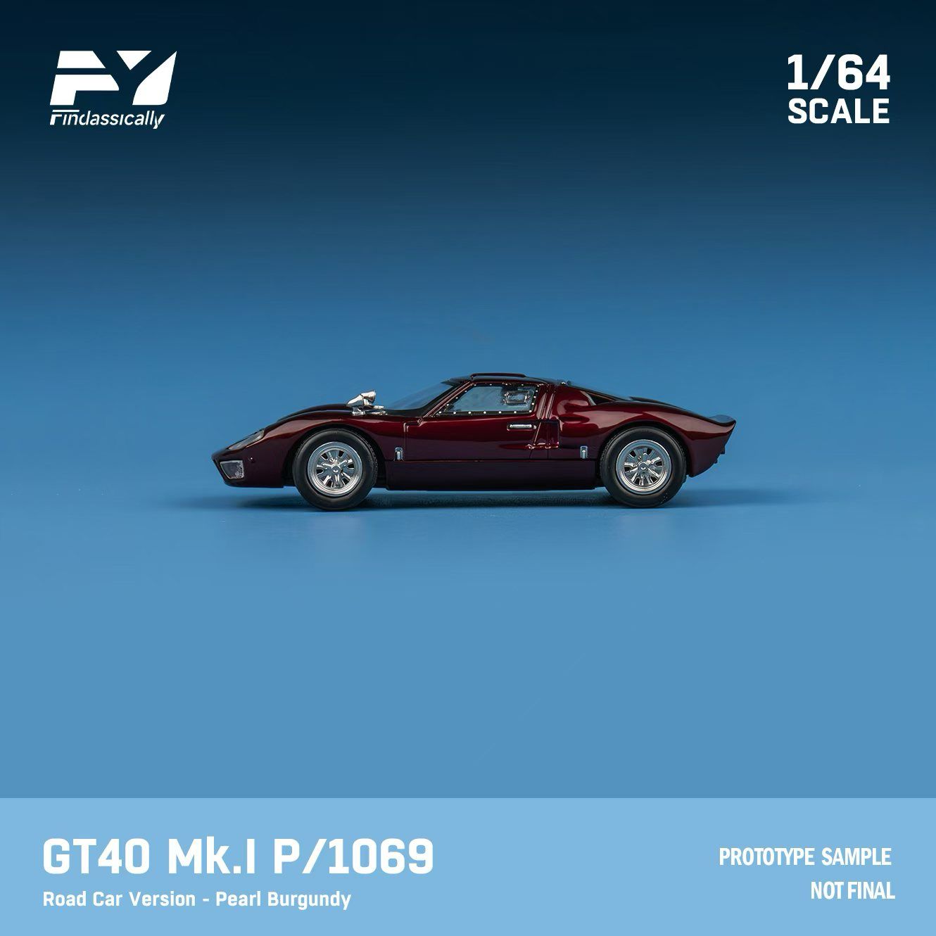 Preorder] Finclassically 1:64 Ford GT40 MK.I (2 Colors) – Horizon
