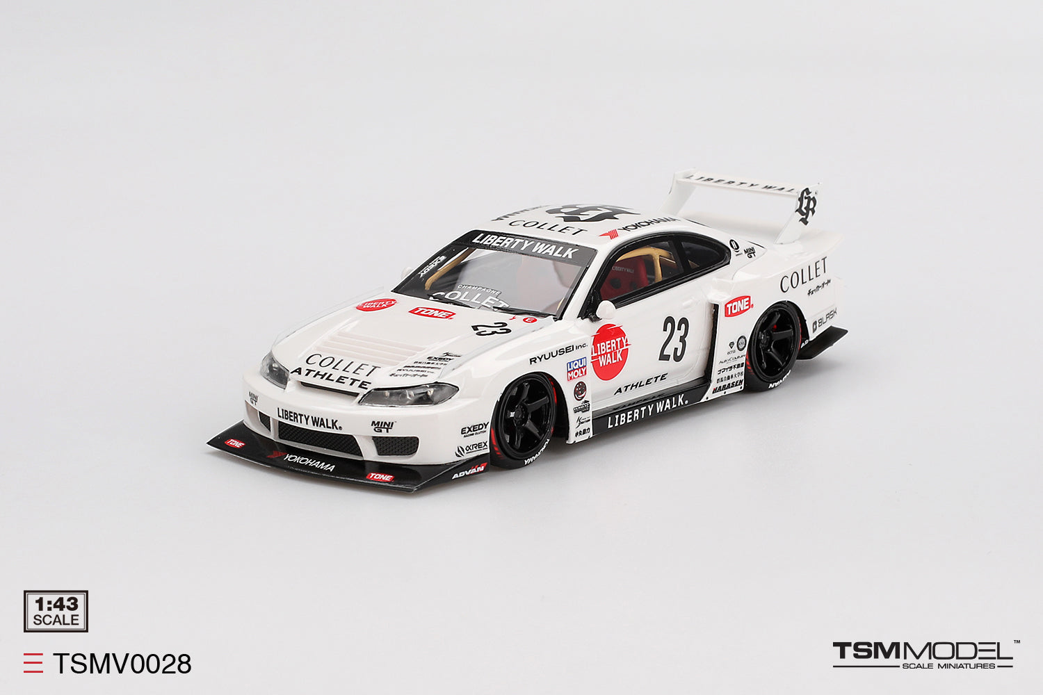 TSM 1:43 Nissan LB-Super Silhouette S15 SILVIA ATHLETE TSMV0028