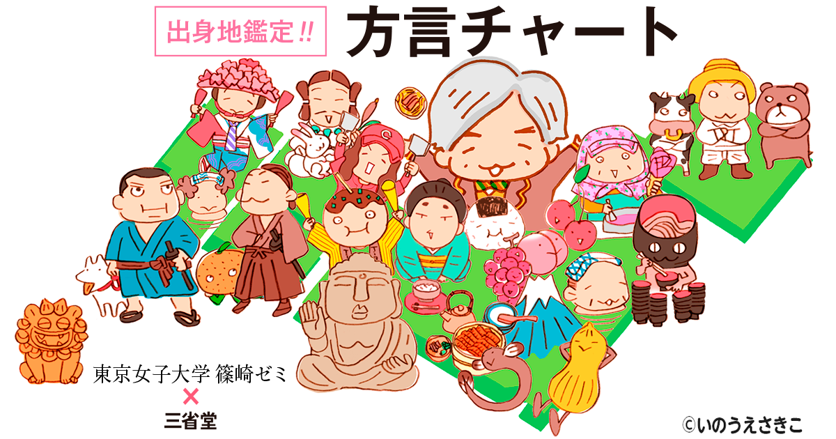 出身地鑑定!! 方言チャート