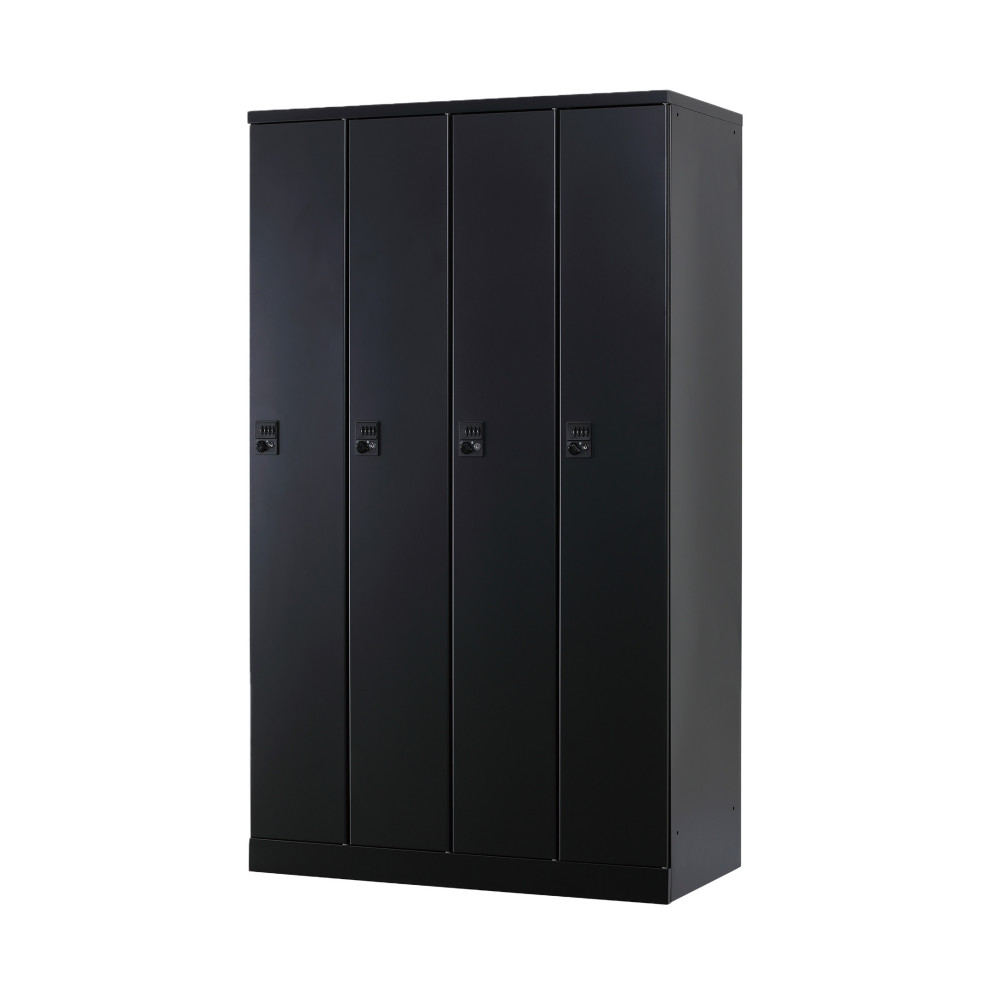 オール扉 4人用W1050[本体カラー:マットブラック] RELASH | オフィス