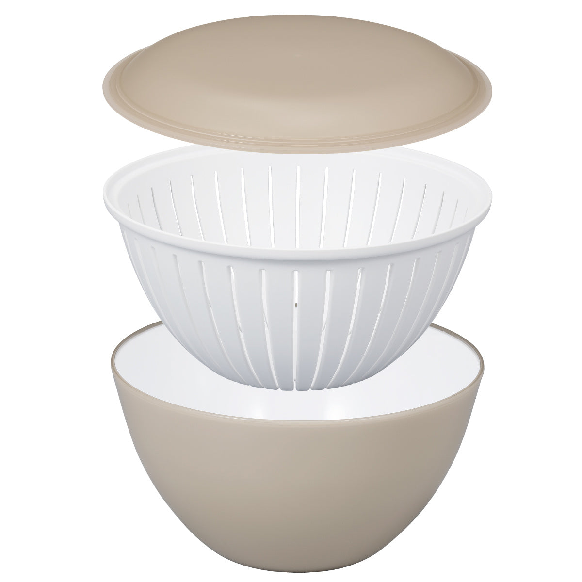 新品 アムウェイ ミキシングボウル 用 コランダー(ざる)セット