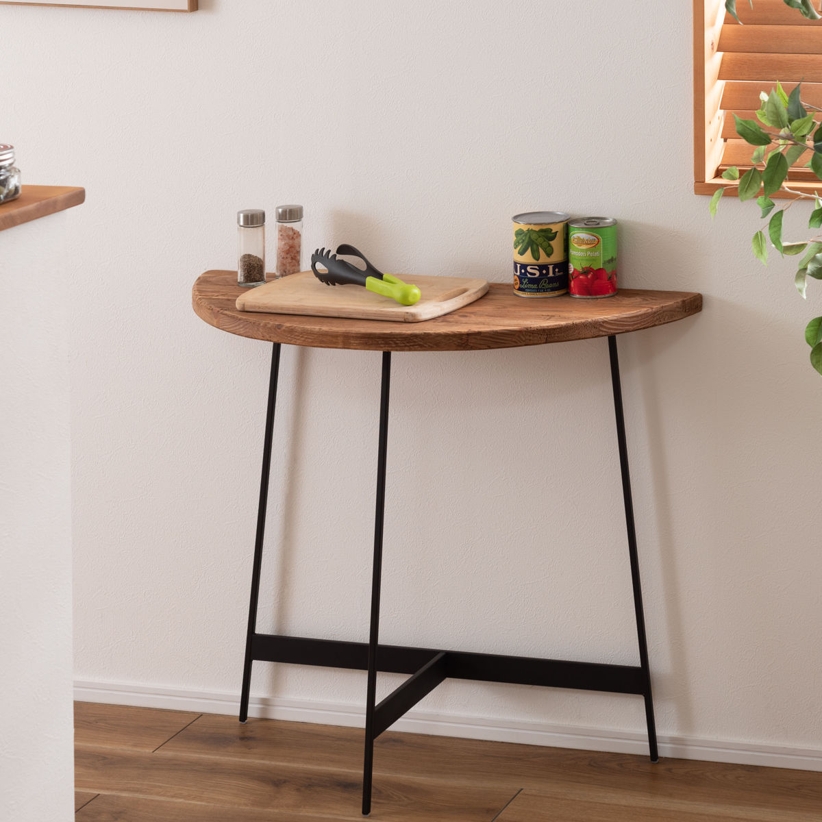 コンソールテーブル 半円型 高さ72cm 古材 – ハウジー