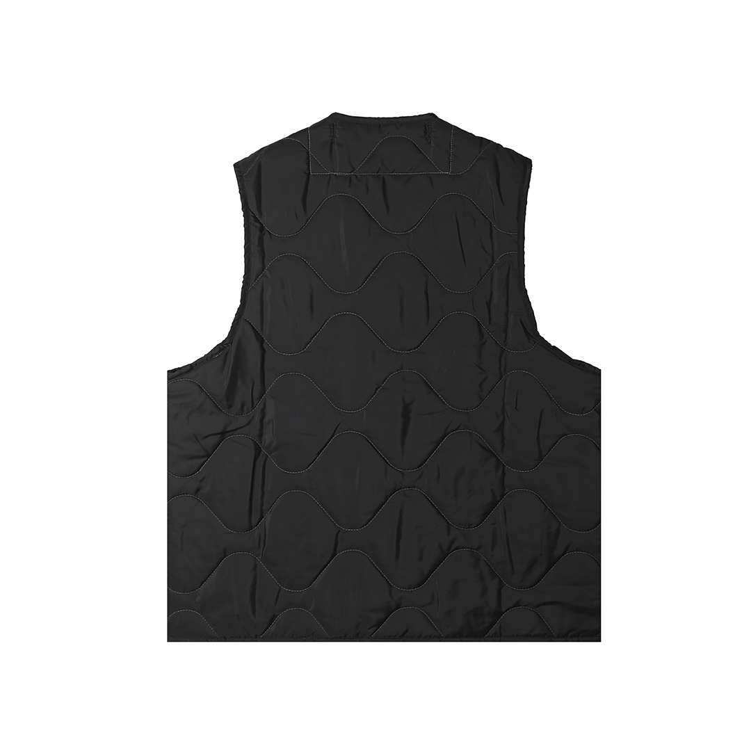 M65 Liner Service Reversible Vest LOT.03 Black-Olive — Hoya Fields