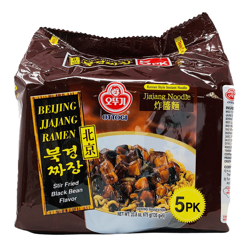 Jjajang Noodle 4.76oz(135g) 5 Packs - H Mart