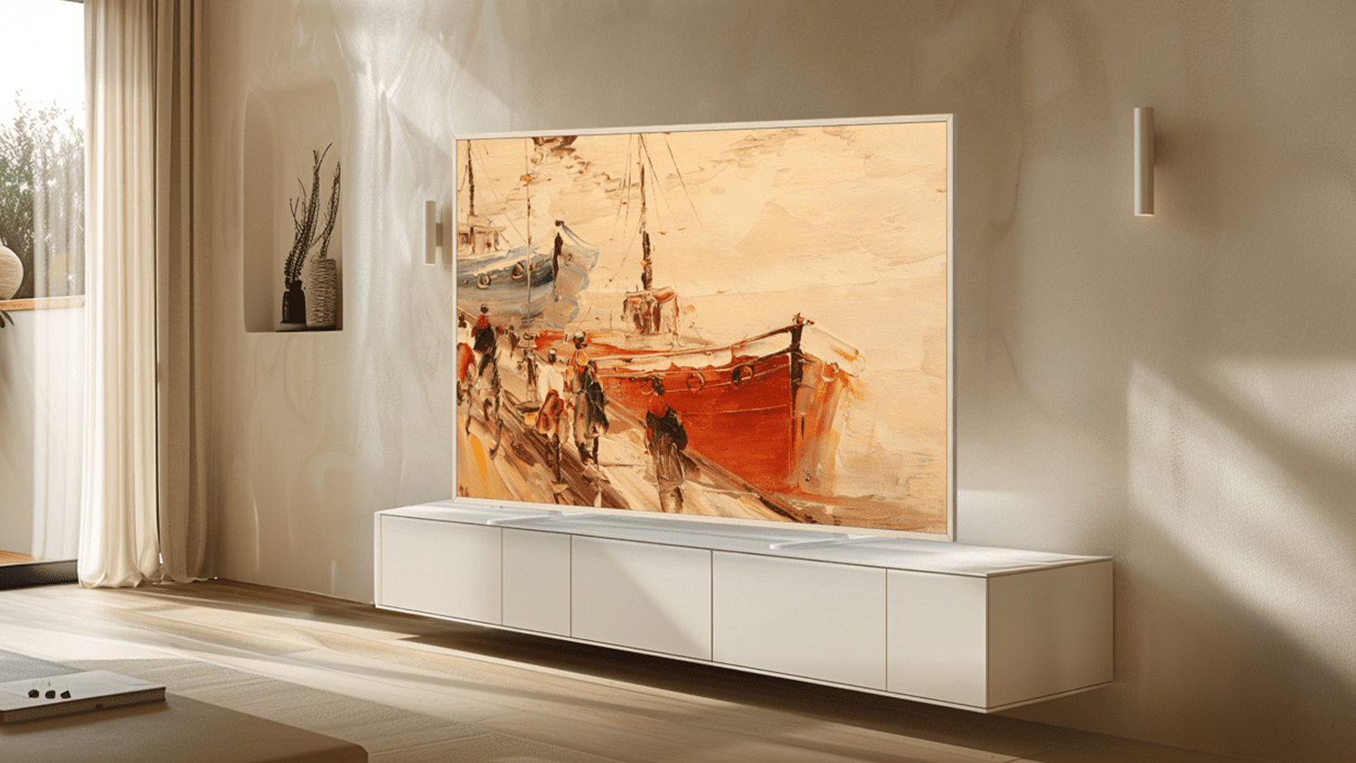 TCL Support Legs for NXTframe TV - White (STD85ART-O) | Harvey