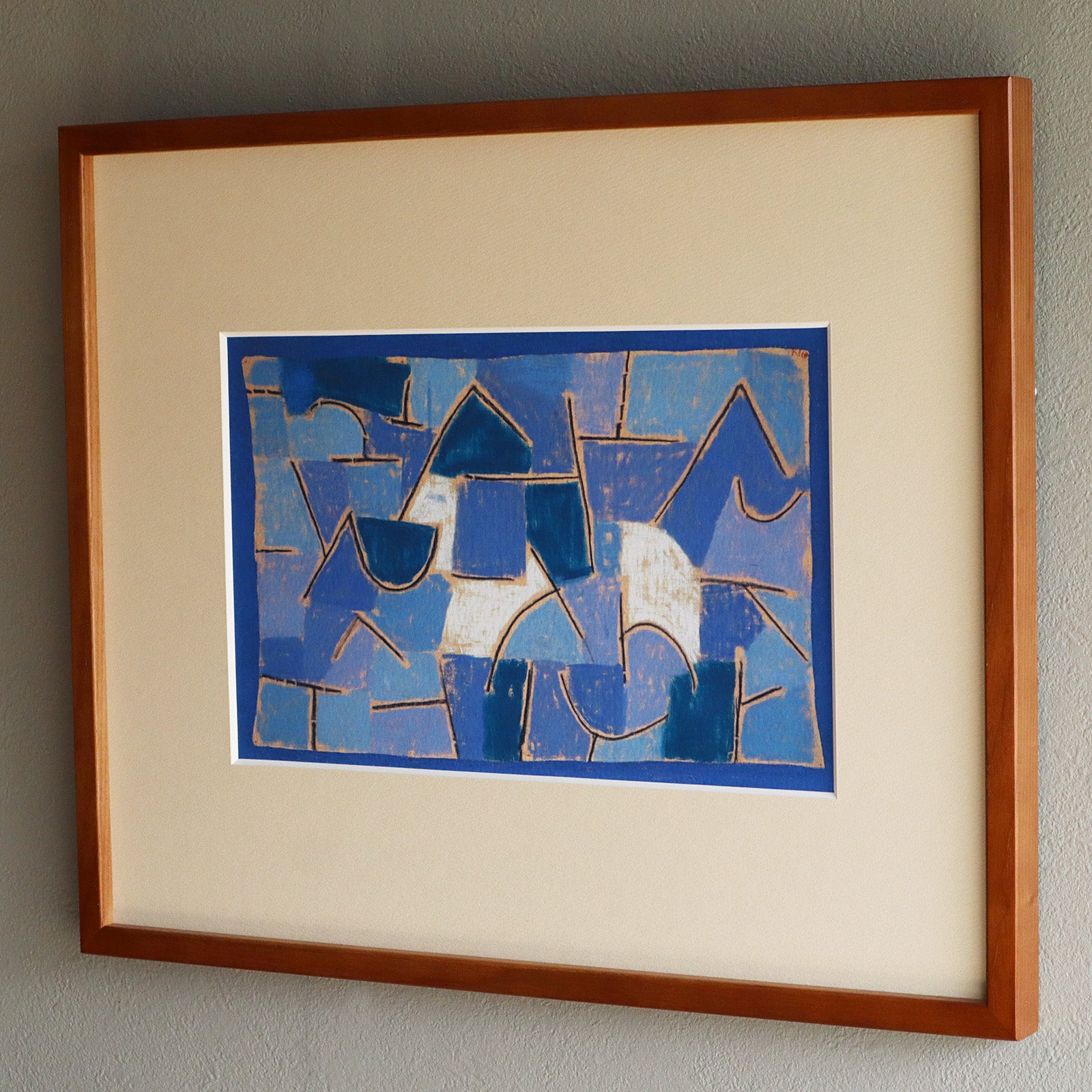 パウル・クレー「青い夜」アートポスター｜北欧ヴィンテージに合う抽象