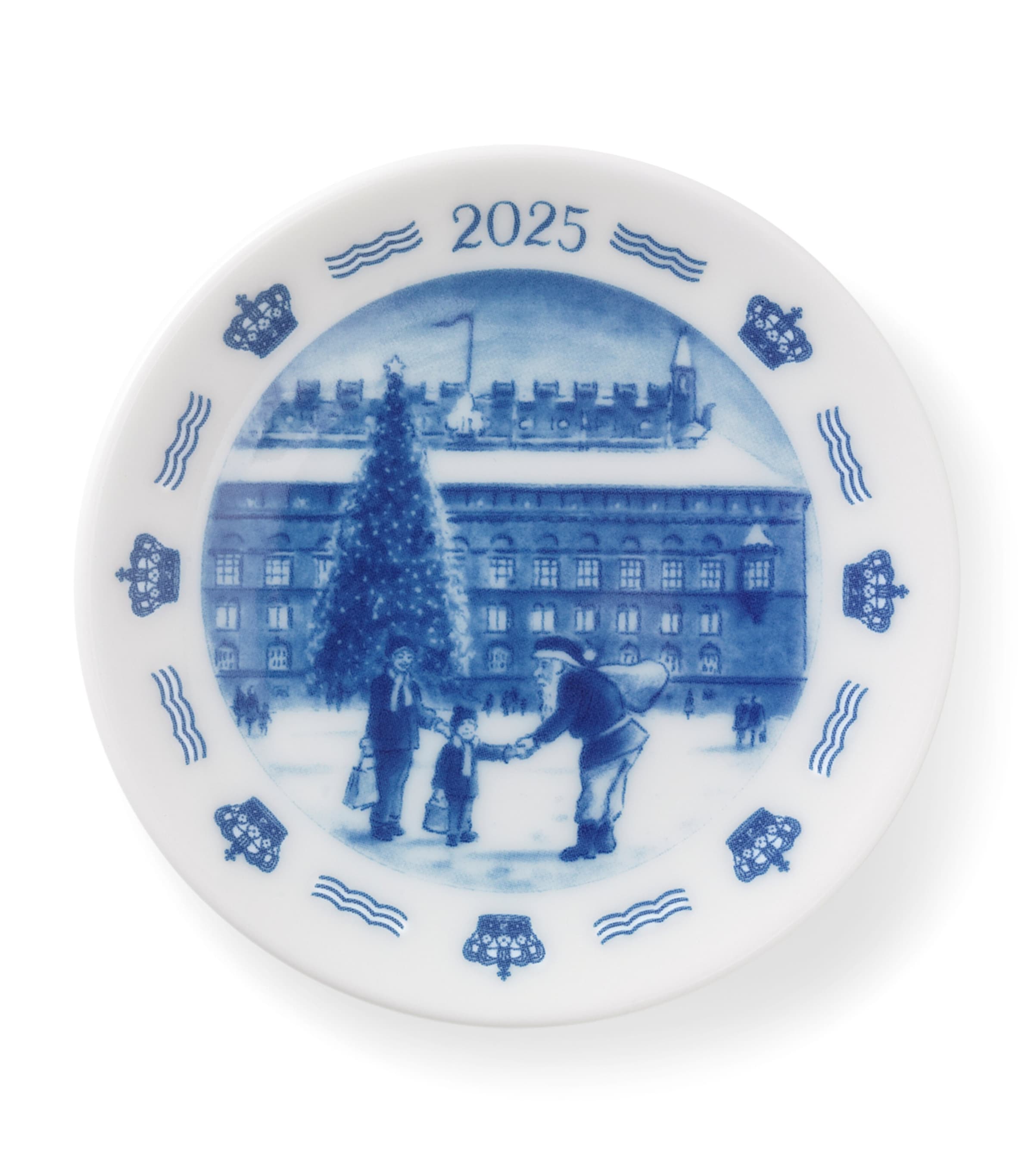 Royal Copenhagen Blue Collectibles Christmas Plaquette 2025 (8.5cm