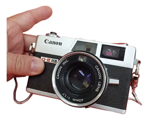 Câmera 35mm Canon Canonet Ql17 Giii Prateado | MercadoLivre