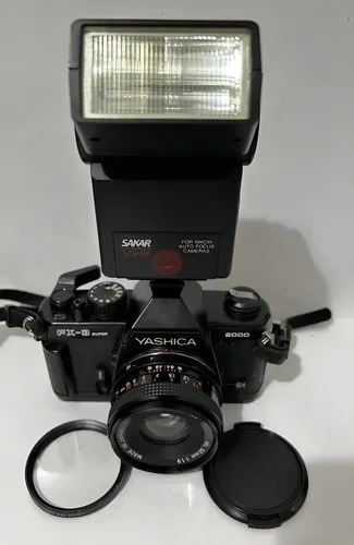 Camera Yashica Fx-3 Super 2000 Analogica - Leia A Descrição. Preto