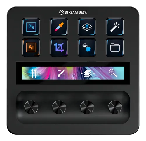 Elgato Stream Deck Plus LCD Multifunção 8 Teclas | MercadoLivre