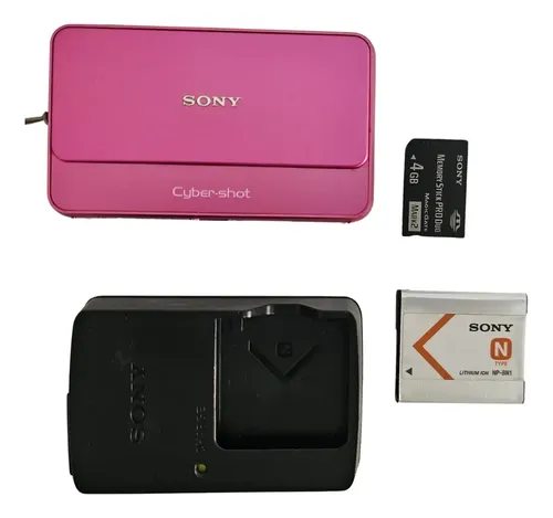 Câmera Digital Sony Cybershot Dsc-t99 14.1 Mp 4gb Rosa Touch Rosa