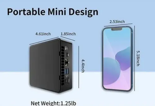 Mini Pc Intel Nuc7i3bnk I3-7100u 8gb Ssd 256gb + Win 11 Pro 19v