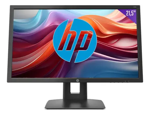 Monitor Hp 21,5 Full Hd Com Conectividade Completa Com Hdmi, Vga E