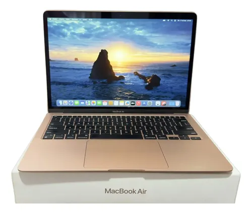 Apple Macbook Air M1 A2337 Impecavel Com Caixa Gold Rosa-claro