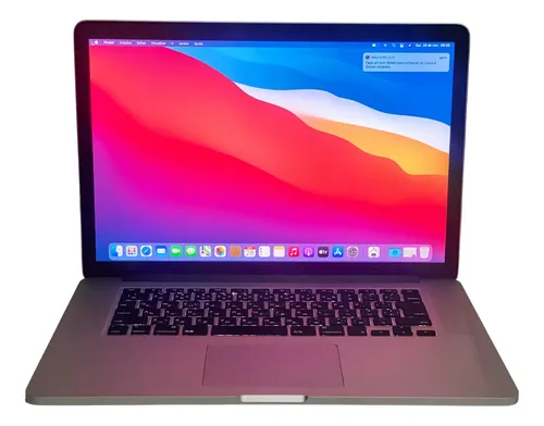 Macbook Pro, A1398, Tela 15.4'', Core I7, 16gb, Ssd-256gb Prateado