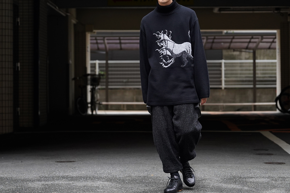 YOHJI YAMAMOTO Jacquard Knit | HUES 福岡セレクトショップ