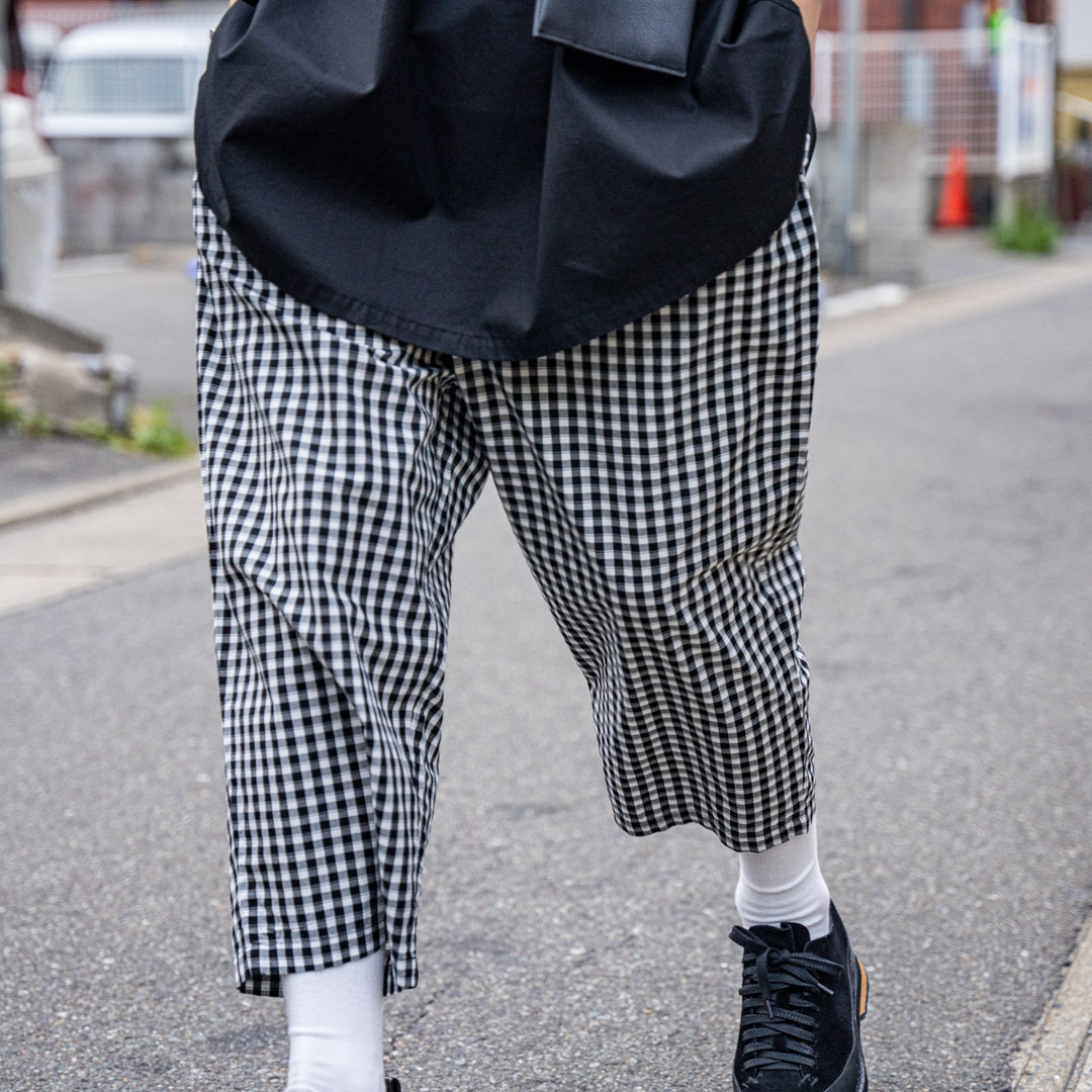 ポータークラシックのギンガムチェック ピースパンツ【YouTube解説付き