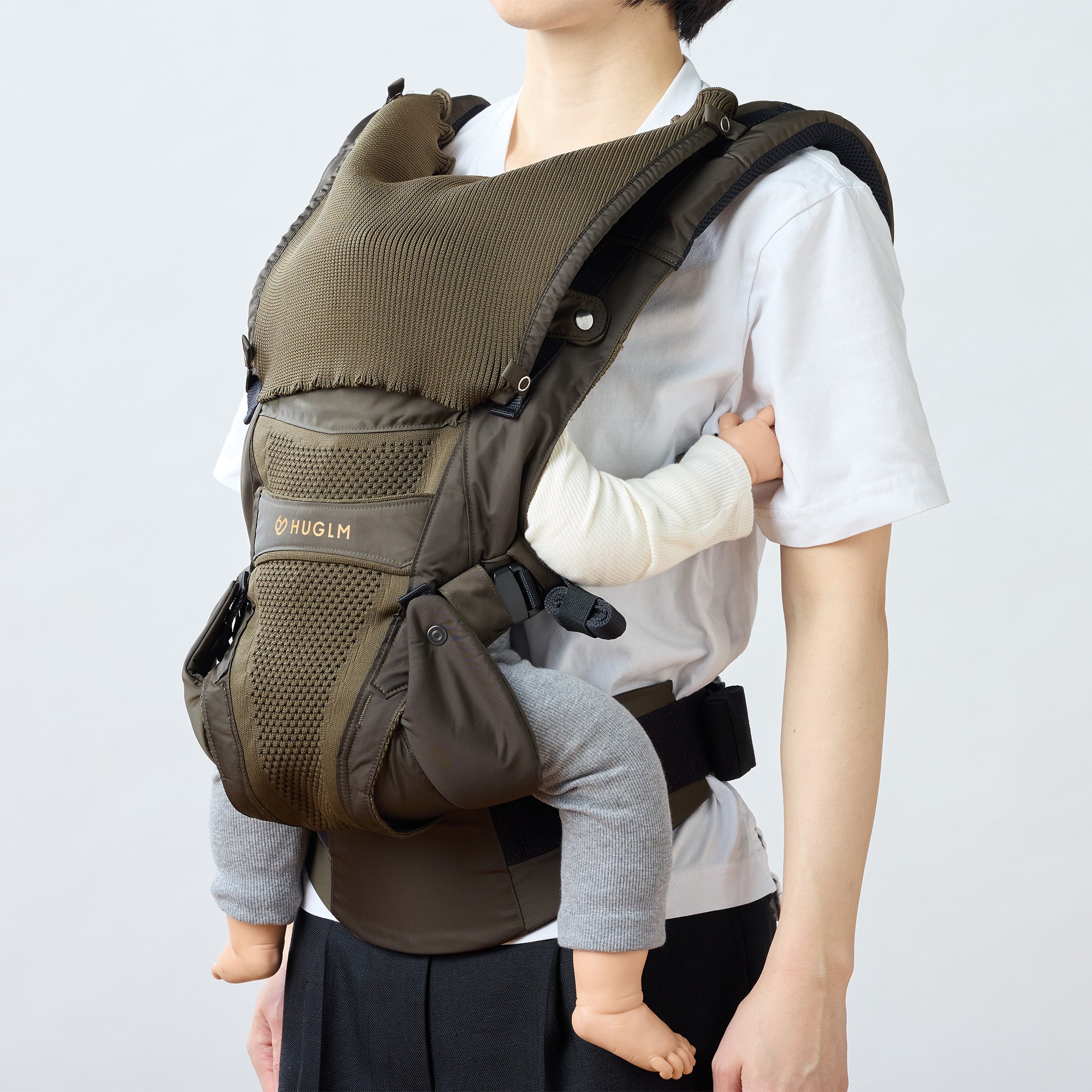 3wayフード｜職人がつくる機能性 抱っこ紐 HUGLM（ハグルム）