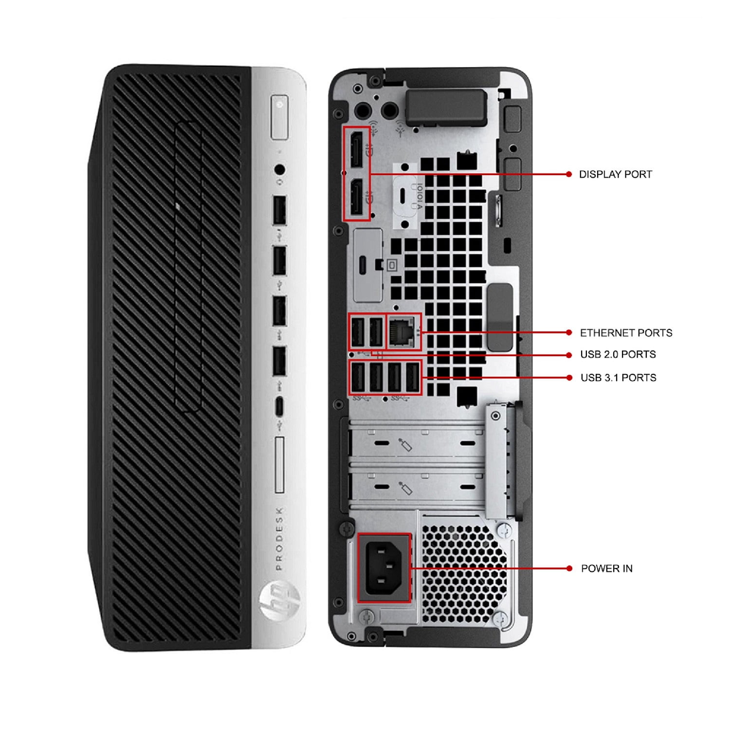 HP ProDesk 600 G5 SFF Desktop Computer PC, Intel Core i5 - 9th Gen