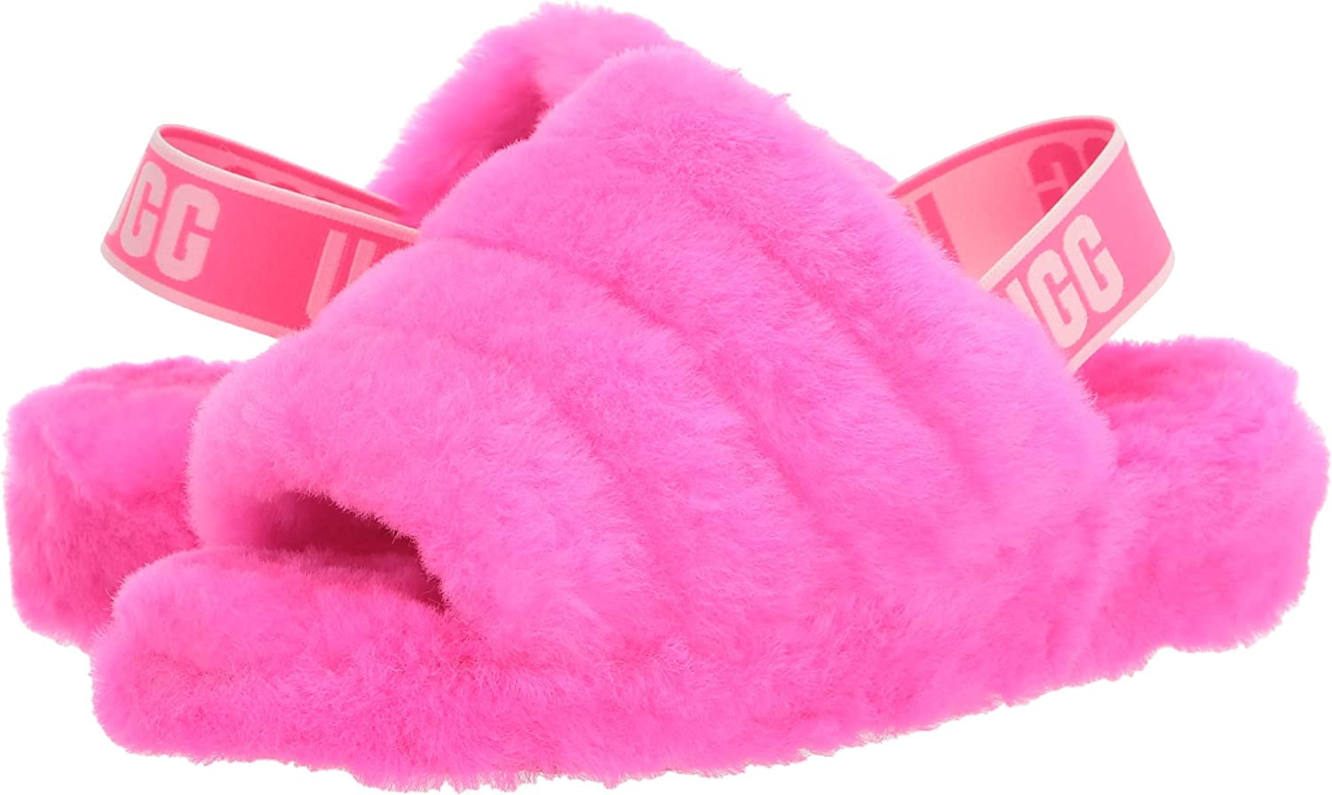 UGG FLUFF YEAH SLIDE Sandals Taffy Pink - Walmart.com