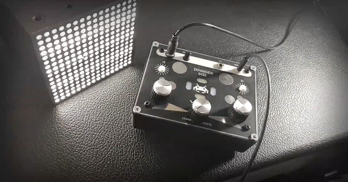3つのノブで演奏する“チップチューン・シンセ”、「Invader box」が発売