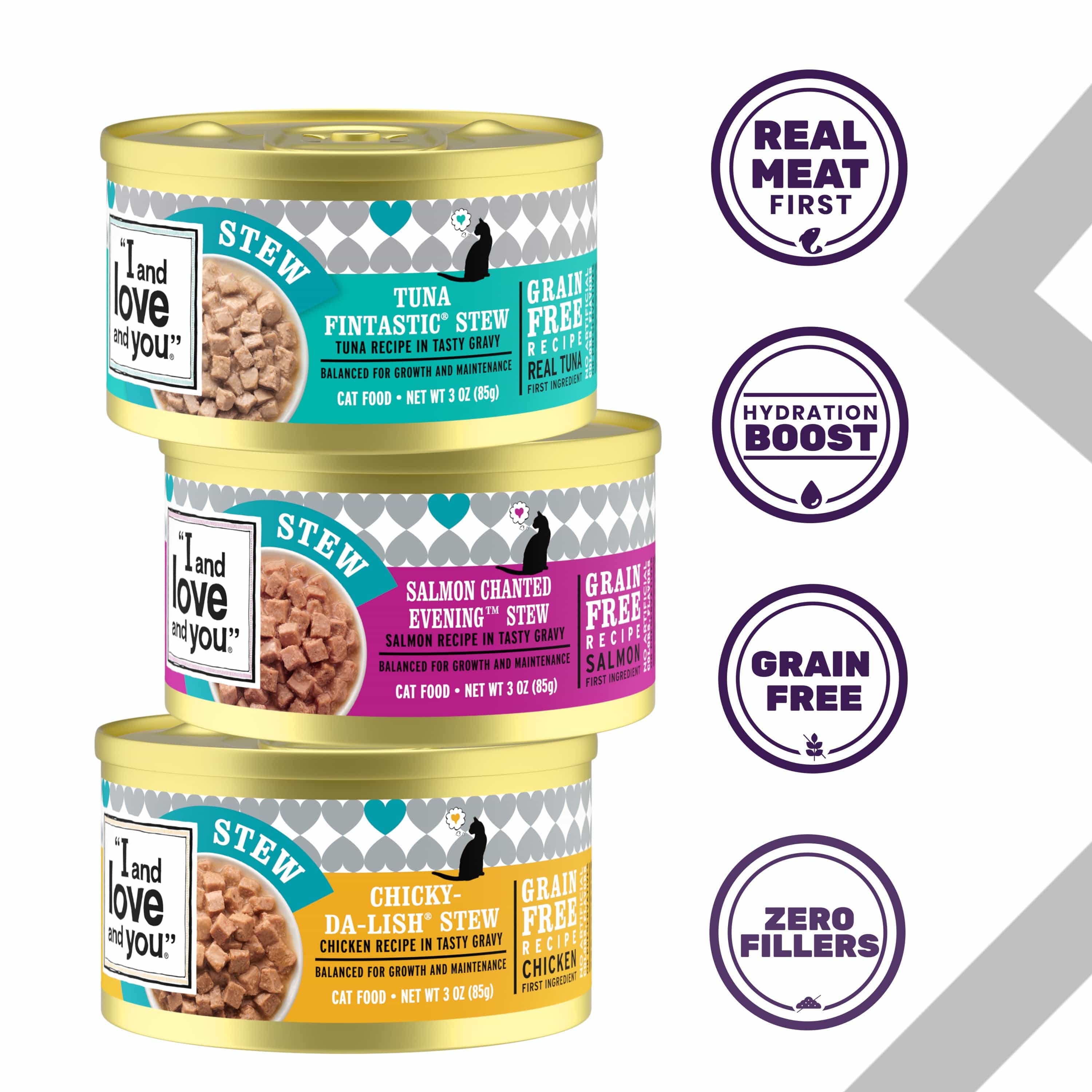 Ninja Cat Jiu-Jit Stew Variety Pack | I and love and you