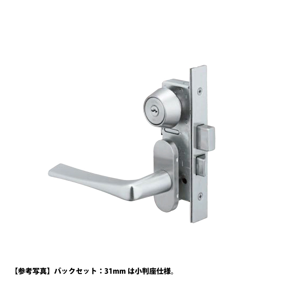 LA32-8 片開き用 SV｜レバーハンドル錠｜美和ロック（MIWA