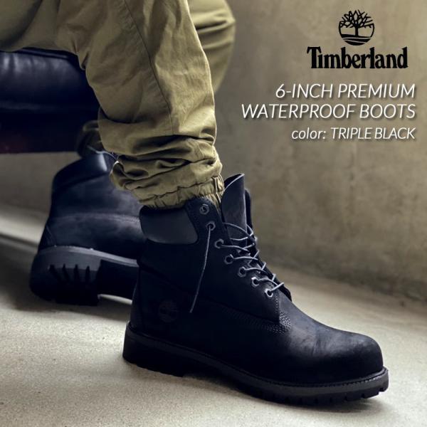 Timberland 6-INCH PREMIUM WATERPROOF BOOTS TRIPLE BLACK