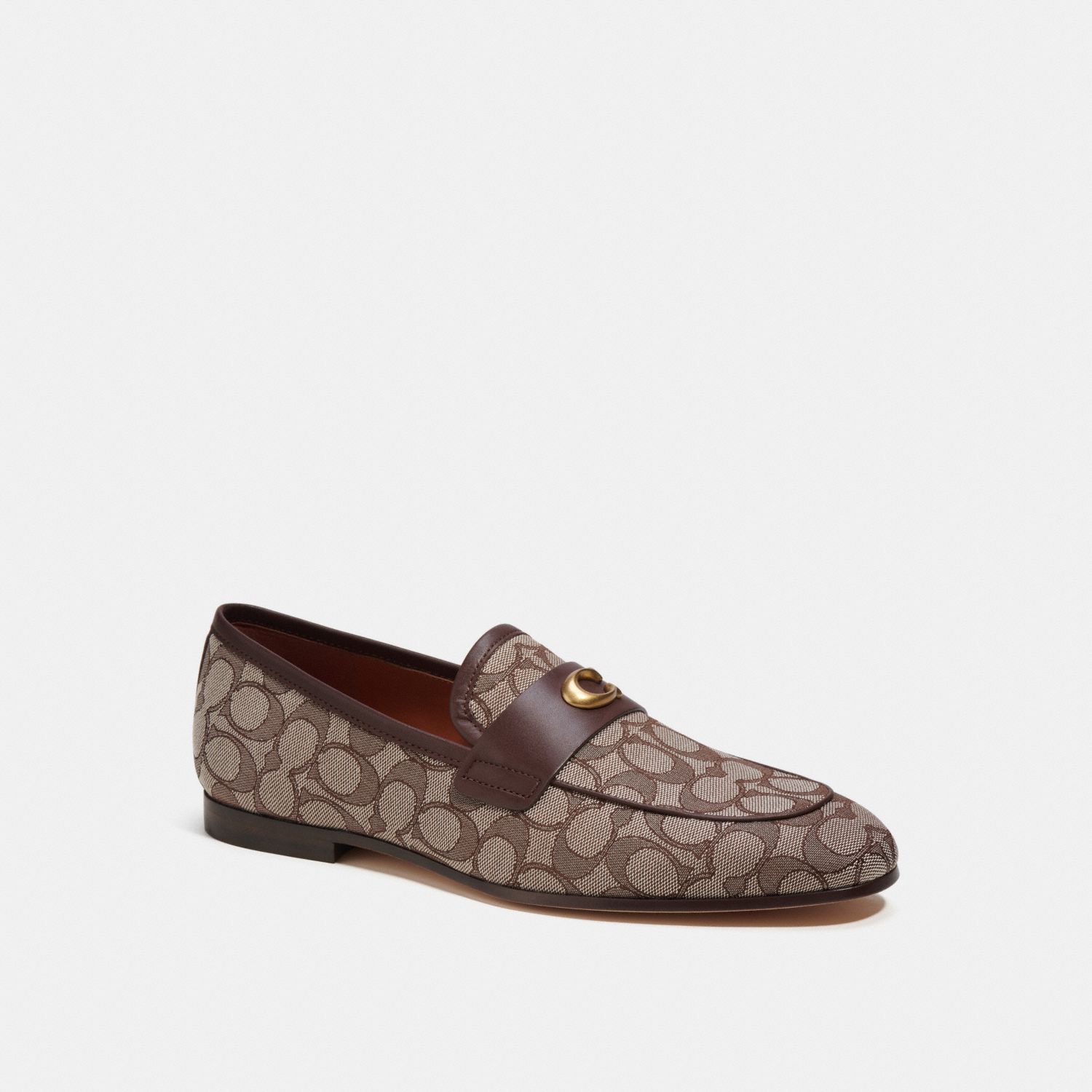 Sculpted Signature Loafer In Signature Jacquard - Coach