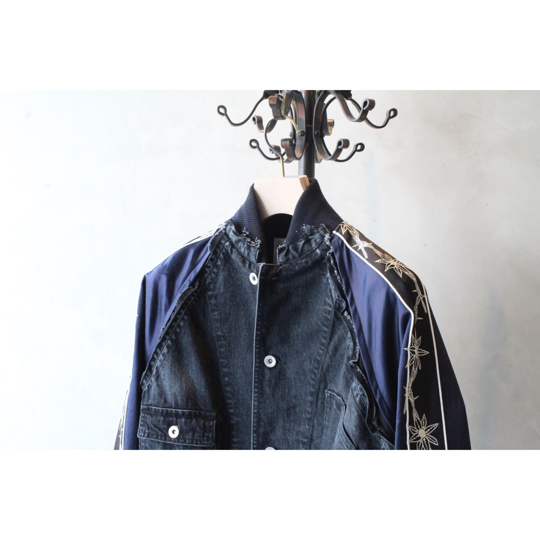 sacai / Dr.Woo Denim × Stadium Jacket | IDEAL