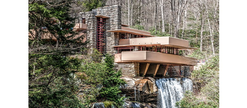 名建築】自然と調和するフランク・ロイド・ライトの代表作：落水荘
