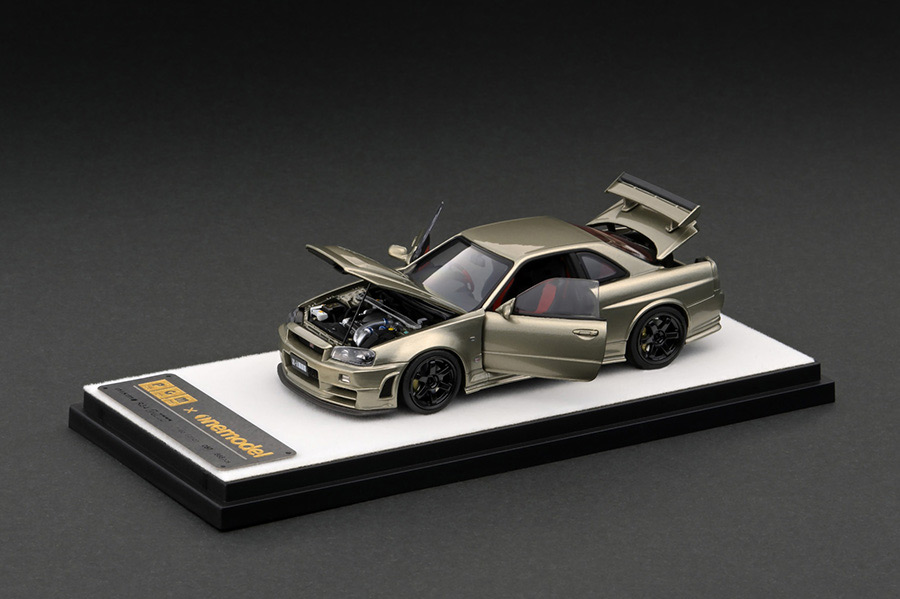 PGM-430103-1 1/43 Nismo R34 GT-R Z-tune Jade Green | LINE UP