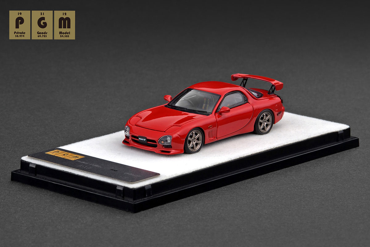 PGM-640804-1 1/64 Mazda RX-7(FD3S) Red | LINE UP | [公式] ignition