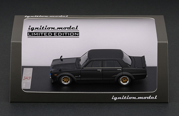 IG0610 1/43 Nissan Skyline 2000 GT-R (PGC10) Black | LINE UP