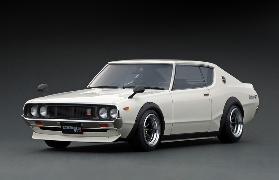IG1806 1/12 Nissan Skyline GT-R (KPGC110) White With Engine | LINE