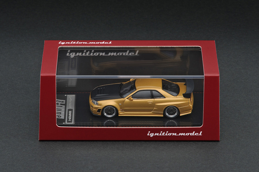イグニッションモデル ニスモ R34GT-R 1/64 ミニカー 1873 IG1875 1/64