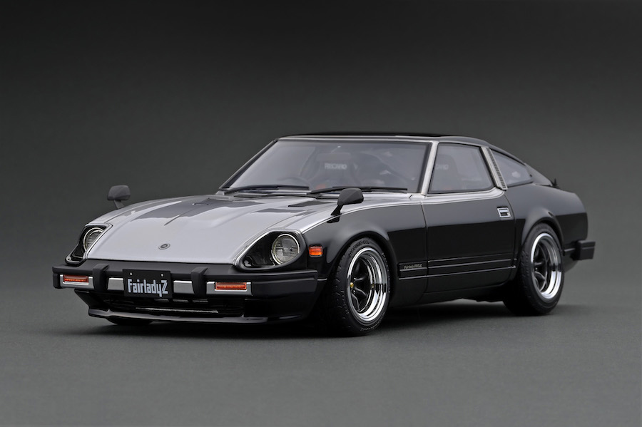 IG1966 1/18 Nissan Fairlady Z (S130) Black/Silver | LINE UP
