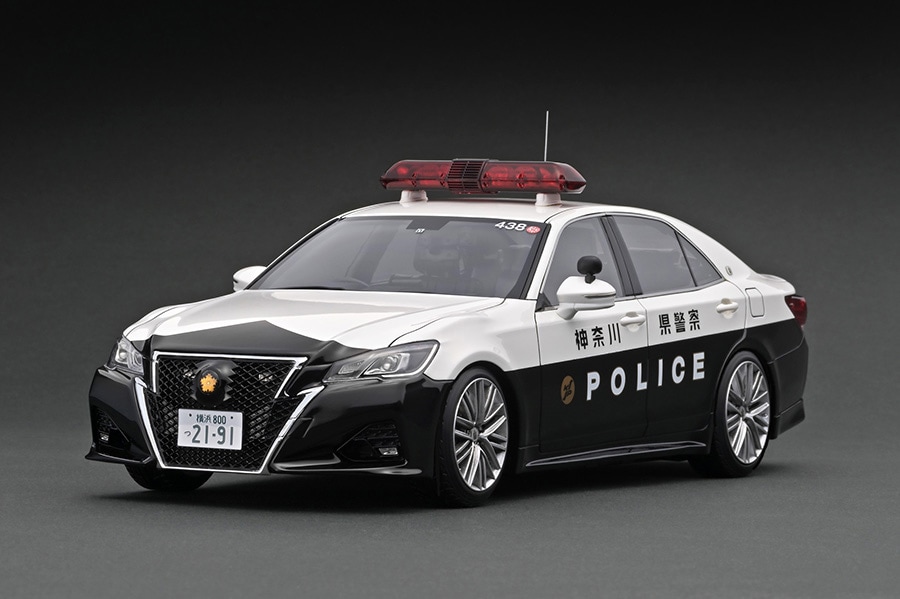 IG2191 1/18 Toyota Crown (GRS214) 神奈川県警察交通機動隊車両 438号